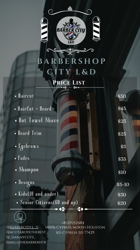 Barber City L&D barbershop interior
